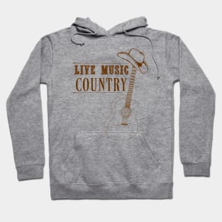 Live music country Hoodie